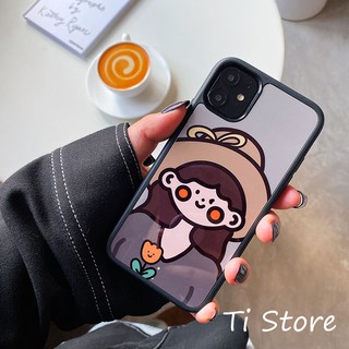 Ốp Lưng Girl Gray iP [ TI STORE ]