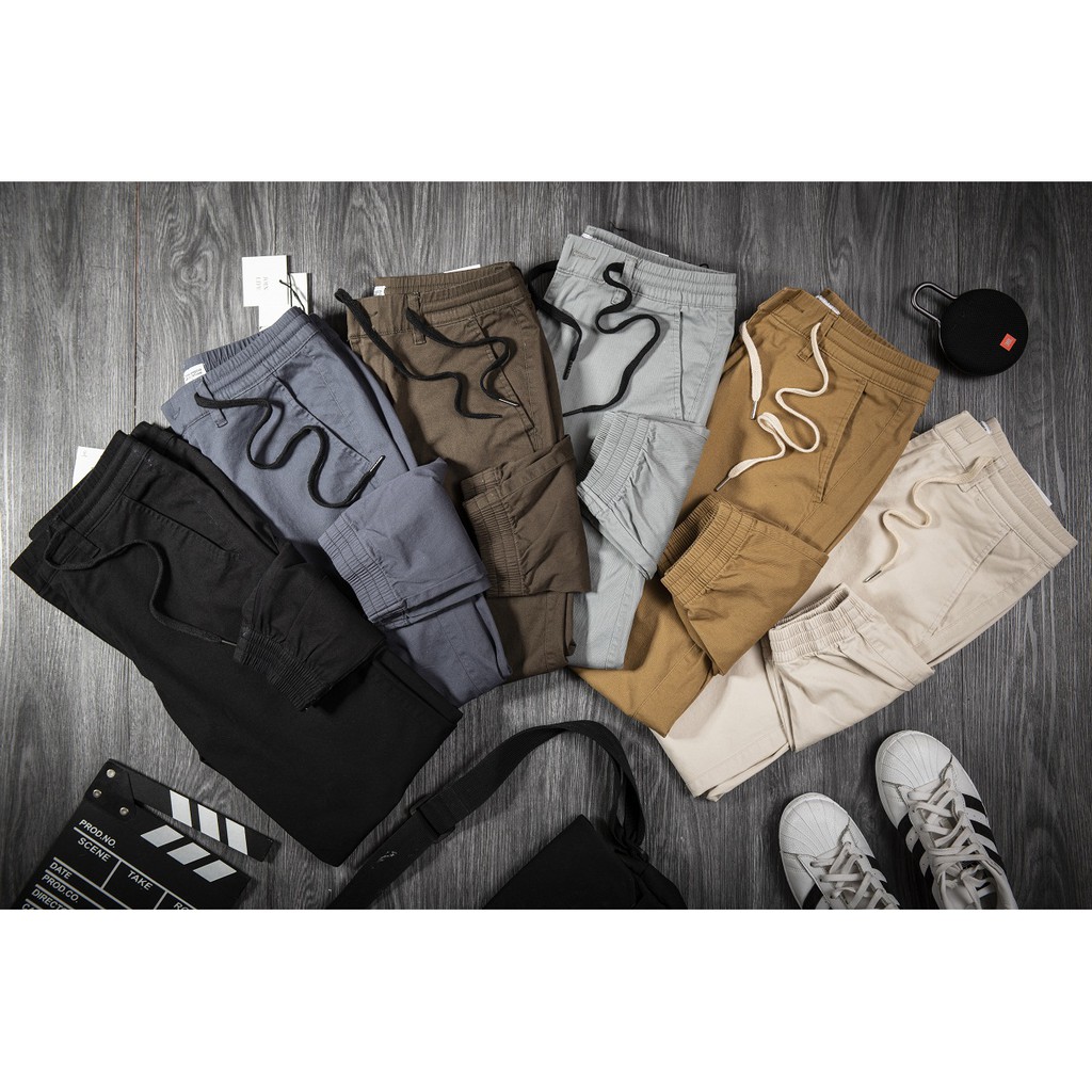 Quần Jogger Kaki Nam Vải Kaki Nhập Mềm Mịn JGB