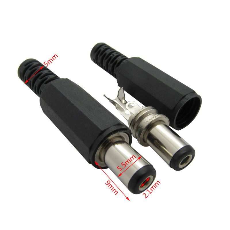 Set 10 phích cắm nguồn 12v 3a + đầu nối Dc