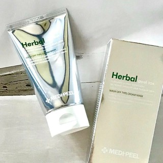 Hàng Korea - Mặt nạ thải độc Medi-Peel Herbal Peel tox wash off type cream mask 120ml
