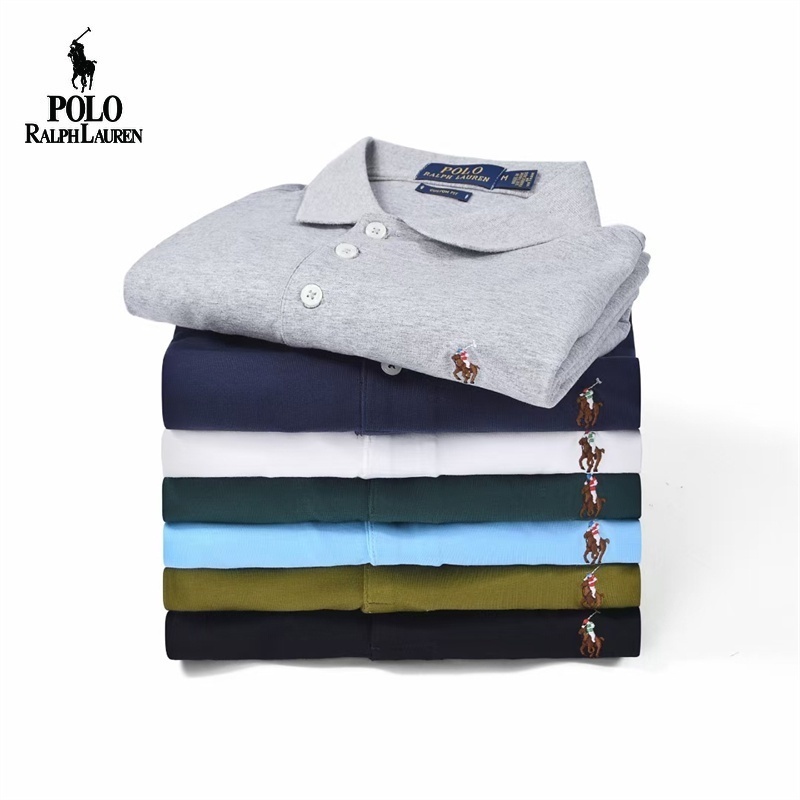 Áo Thun Polo Ralph Laurens Ngắn Tay Có 3 Nút Thời Trang Dành Cho Nam