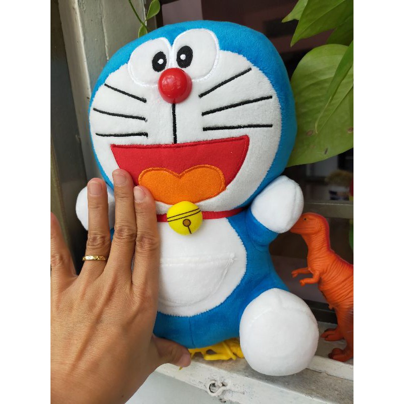 Gấu bông Doreamon xanh căn bản size 30cm, lỗi mũi nhẹ -75k🥰🥰🥰