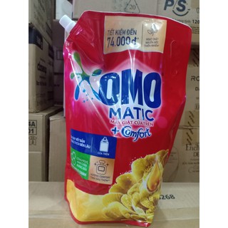 Nước giặt OMO Matic Comfort hương Tinh dầu thơm cho máy giặt cửa trên 3.7KG