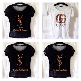 [KHO SỈ]áo Thun Nữ Nhũ Lưới 3d Phong Cách Hàn Quốc Óng Ánh, Siêu Mỏng,mát,bền,đẹp Hot Trend 2019