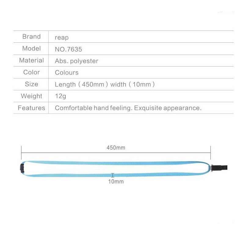 Dây Đeo Thẻ id / ic pass 7635 Bằng polyester Tiện Dụng