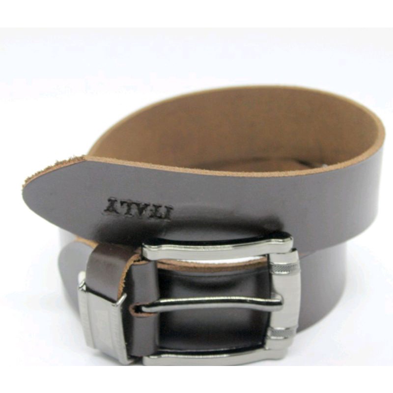 Da Bò trơn + dập vân cá sấu 1 lớp khoá kim