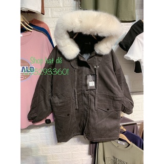 áo kaki lót lông siêu cấp