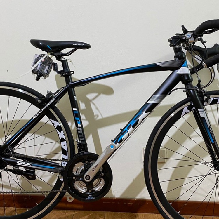 Xe đạp đua GALAXY LP400, Khung Sườn Hợp Kim Nhôm, Bộ truyền động SHIMANO, Vòng bánh 700X25C Màu Trắng Xanh Dương Đen