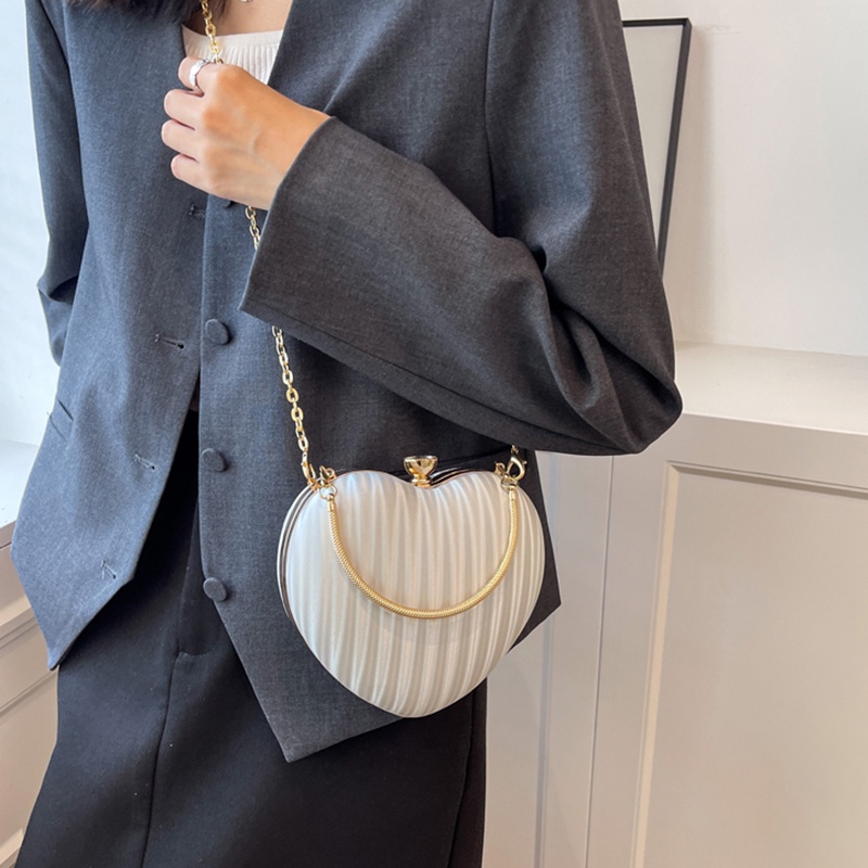 IELGY Túi Đeo Chéo mini Hình Trái Tim Thời Trang Dành Cho Nữ