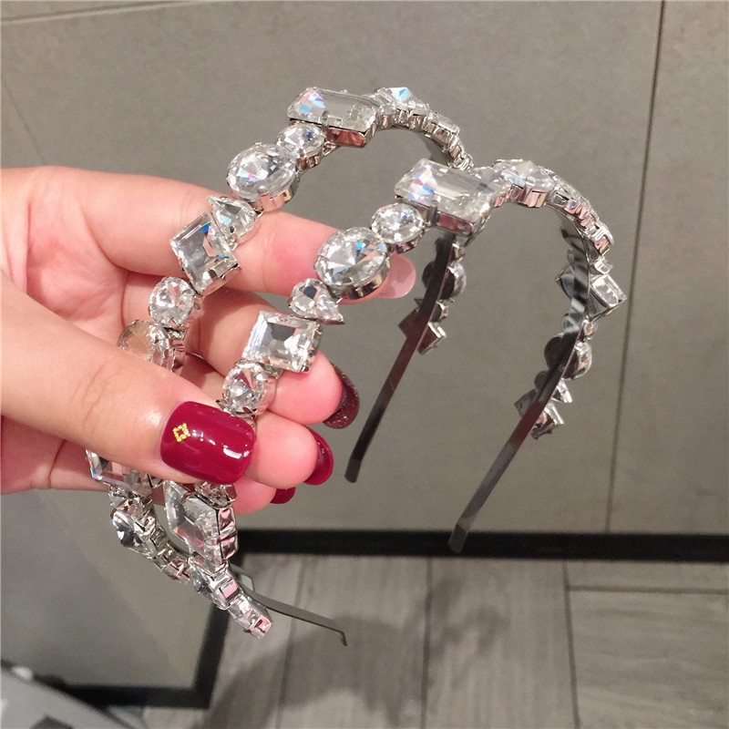 Băng Đô Cài Tóc Đính Đá Thời Trang Cho Nữ