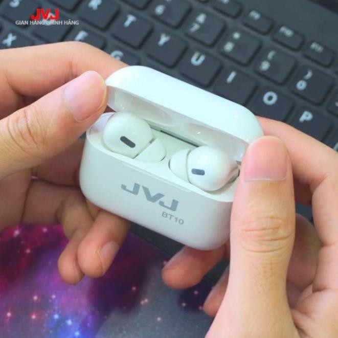 Tai Nghe Không Dây Bluetooth 5.0 JVJ BT10 cao cấp cảm biến vân tay, xuyên âm,sử dụng cho tất cả dòng điện thoại