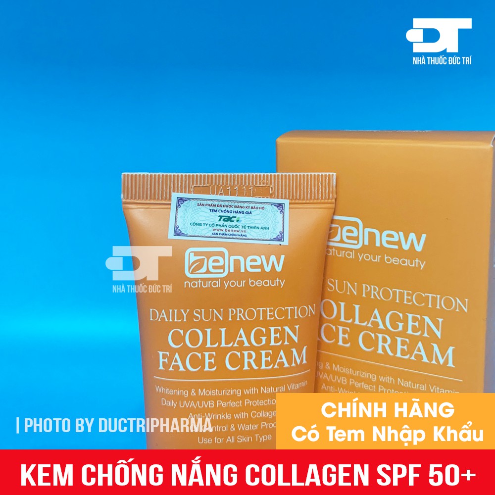 Kem chống nắng COLLAGEN BENEW dành cho da mặt và toàn thân FACE CREAM SPF 50 PA+++