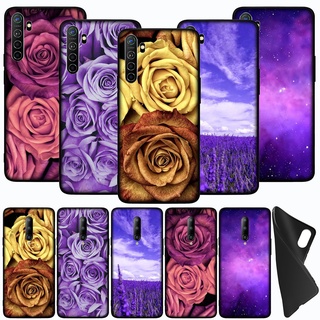 Ốp Lưng Mềm In Hình Hoa Sen Màu Tím Cho Oppo A92 A72 A52 A7X A37 Neo 9 Reno 4 3 2 2f 2z Z F9 Pro Reno4