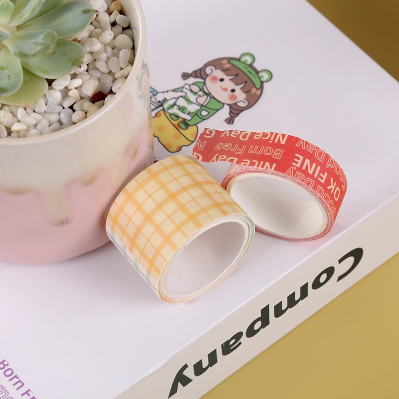 Washi tape set 3 cuộn trang trí sổ tay WS01 - Băng keo họa tiết trái cây dễ thương