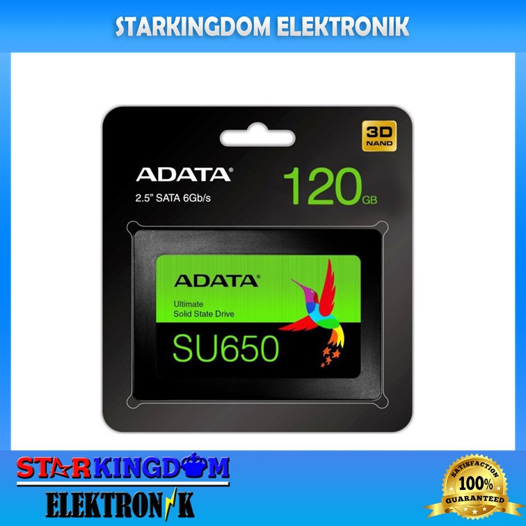 Linh Kiện Điện Tử Adata Ssd Su650 Ultimate 120gb Sata 3-3d Nand Flash 2.5 "