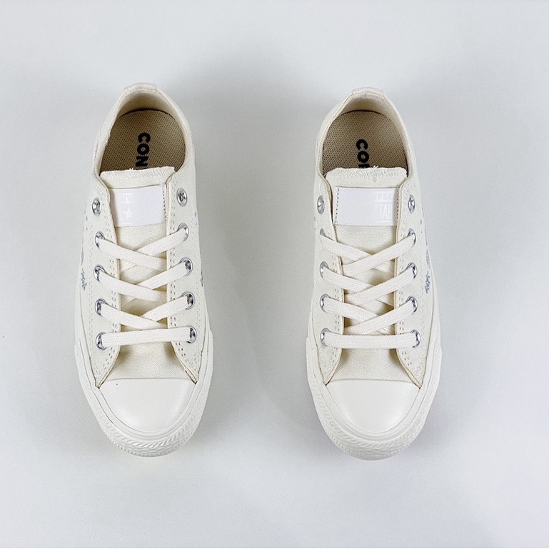 Giày Thể Thao Converse All Star ox Cổ Thấp Chất Liệu canvas Thêu Hoa Nhỏ Cho Nam Nữ-513