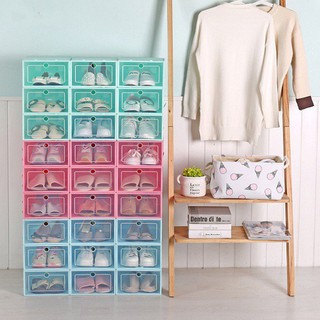 Hộp đựng giầy đa năng nhựa trong suốt nắp nhựa cứng (33 x 24 x 13 cm)