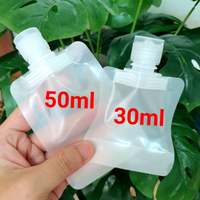 Túi chiết mỹ phẩm nắp bật dung tích cho du lịch