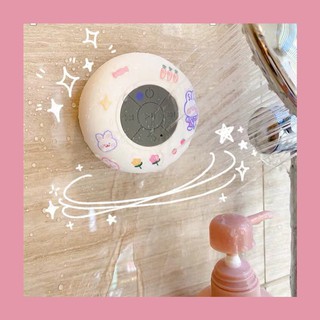 Loa Bluetooth Mini Dính Tường Nhỏ Gọn Dễ Thương/ Thiết Bị Nghe Nhạc Không Dây Phòng Tắm Chống Nước HOT TREND L00005