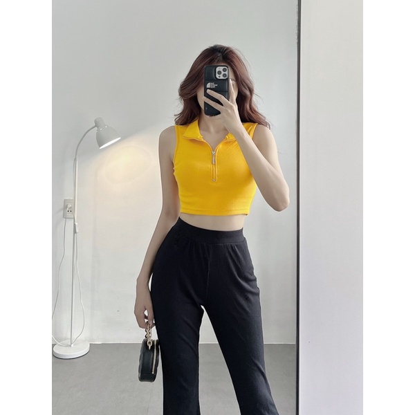 Áo dây kéo nhiều màu