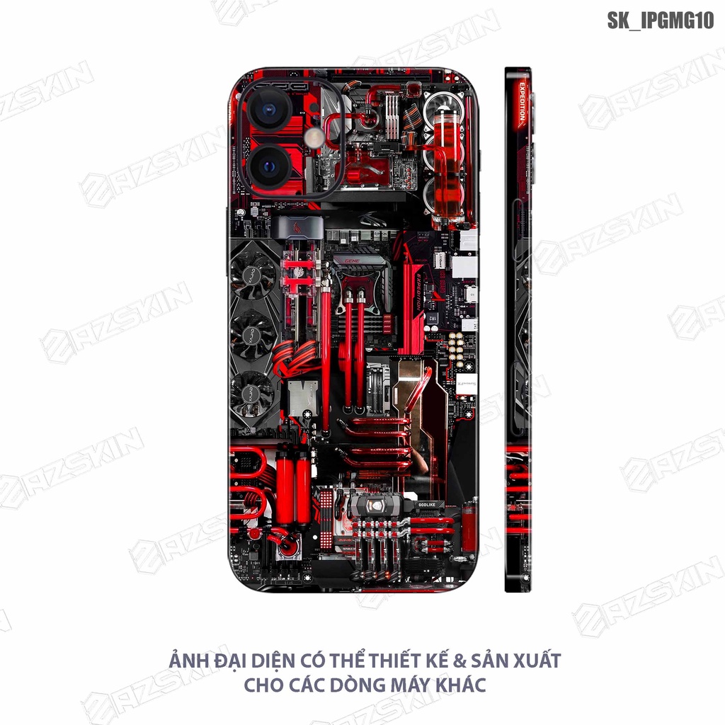 Miếng Dán Skin Hình Game Cho Mọi Dòng IPhone |SK_IPGMG10| Dán Full Lưng Viền, Chất Liệu Film 3M, Cắt Khuôn CNC Dễ Dán