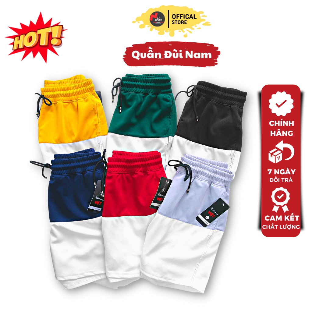 Quần Short Nam Có Túi, Quần Đùi Nam Bơi Mau Khô Thoáng Khí Có Dây Rút Cao Cấp_Mã HN003