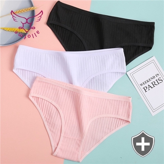 All of me Quần lót  cotton thiết kế màu trơn đơn giản thoải mái cho nữ