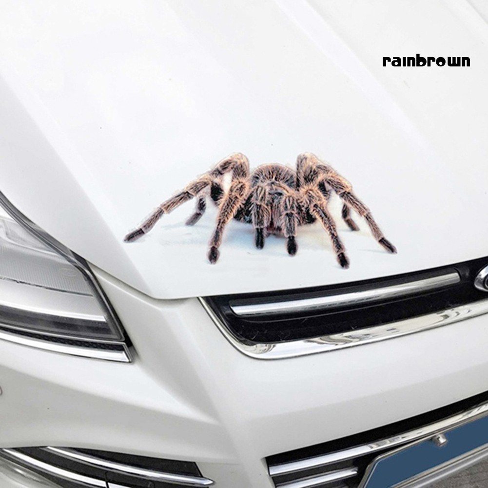 Miếng dán trang trí xe hơi hình động vật 3D độc đáo cá tính