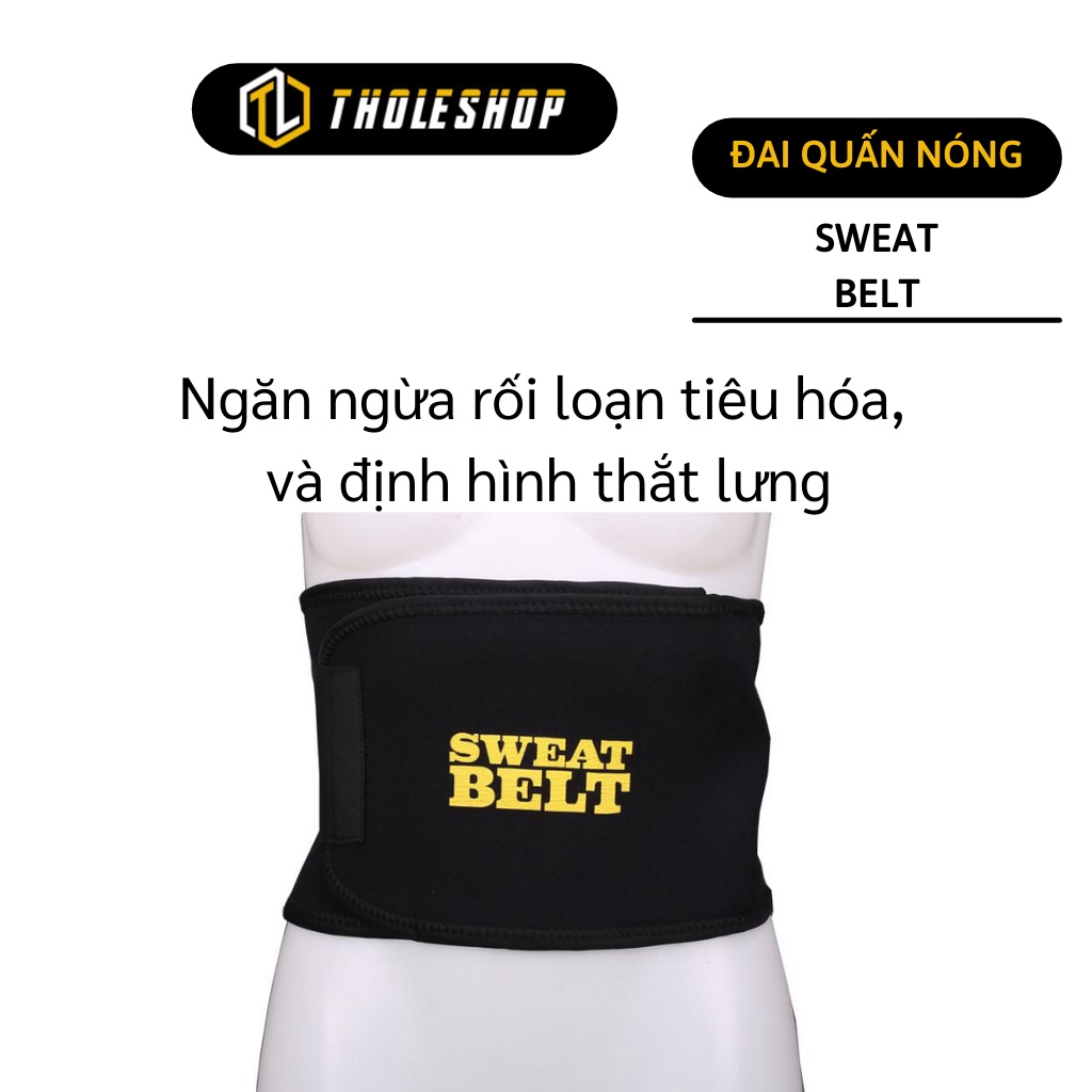 Đai Nịt Bụng - Đai quấn nóng Sweat Belt làm bằng sợi Neotex điều chỉnh kích cỡ nịt bụng giảm mỡ làm bụng săn chắc 2459