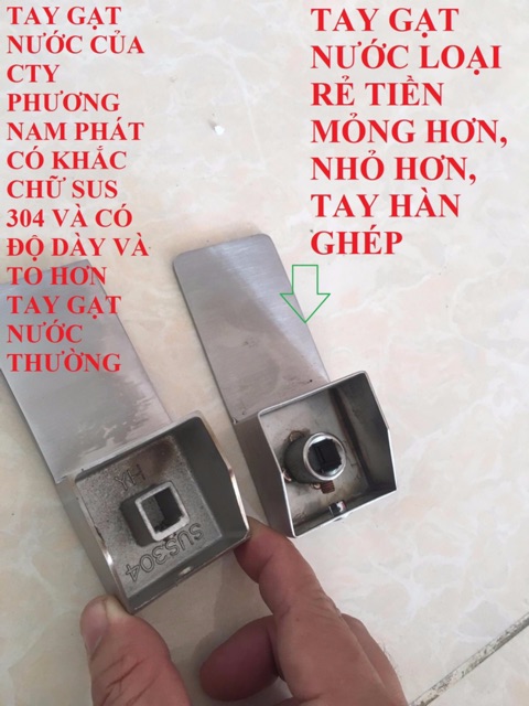 Bộ Sen Cây Tắm Đứng Nóng Lạnh 100% INOX 304 N1005 NA.GRAND và tay sen SEN VUÔNG HÀNG LOẠI 1 BAO XÀI BAO ĐỔI MỚI 1 NĂM