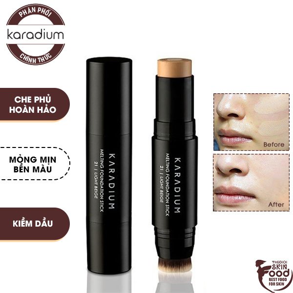 Kem Nền Dạng Thỏi Che Phủ Hoàn Hảo Karadium Melting Foundation Stick 12g