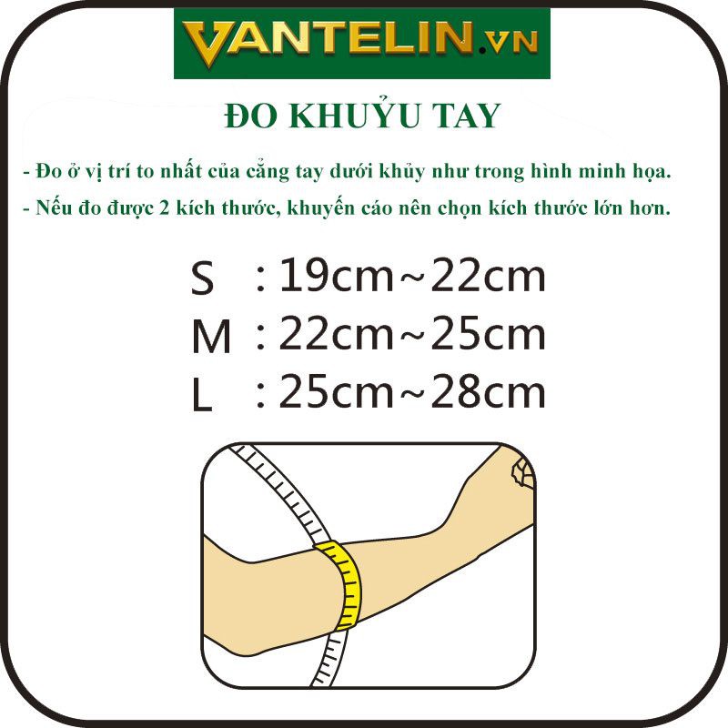 BĂNG BẢO VỆ KHỚP KHỦY TAY VANTELIN-HÀNG CHÍNH HÃNG NHẬT BẢN