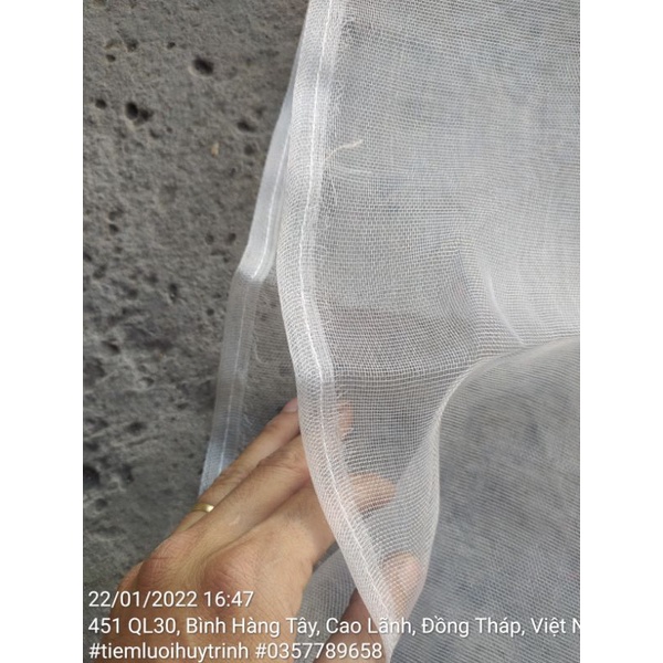 Bao, túi bọc mít lưới cước trắng