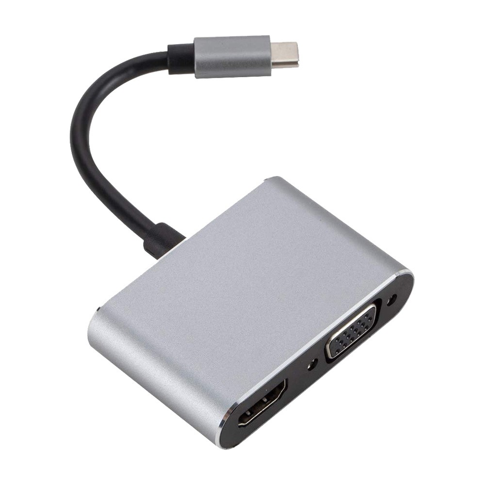 [Mã ELHACE giảm 4% đơn 300K] Cáp Chuyển USB Type-C To HDMI Và VGA Uteck - Dùng cho Macbook