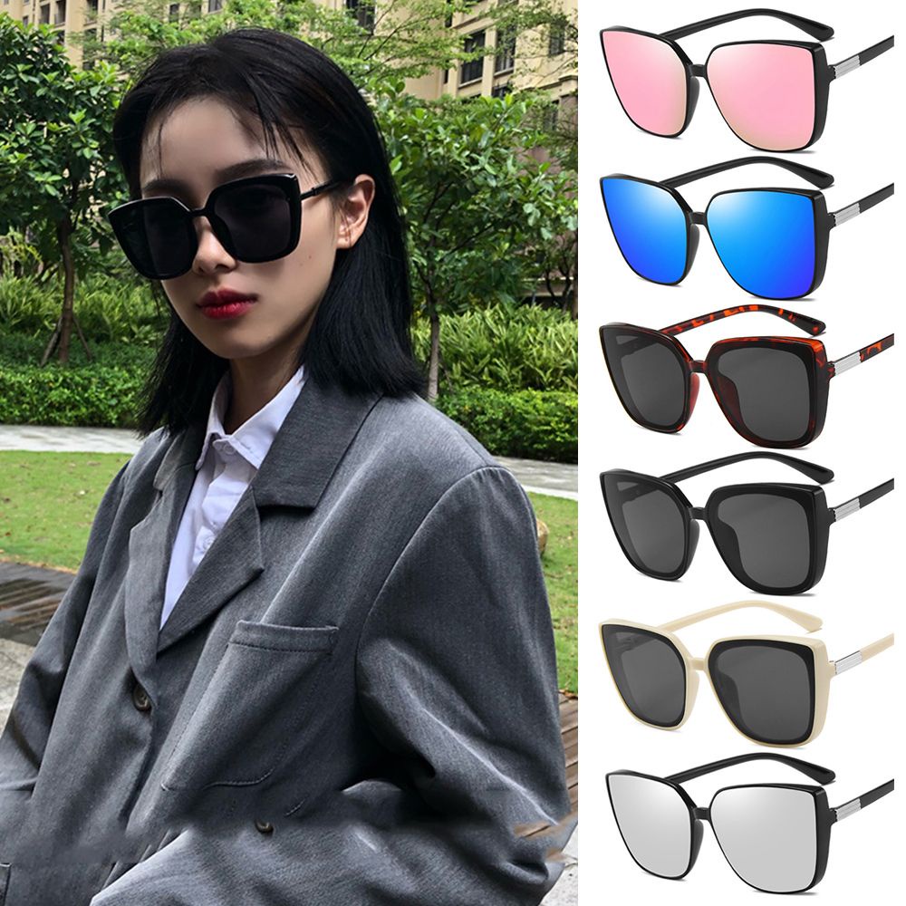 Kính mát gọng vuông lớn phong cách retro MIHAN1 V400 thời trang cho nữ