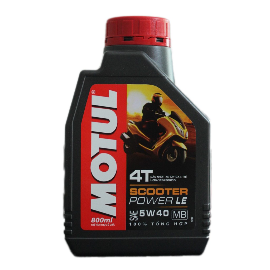 NHỚT XE MOTUL SCOOTER POWER LE 5W-40 0,8L