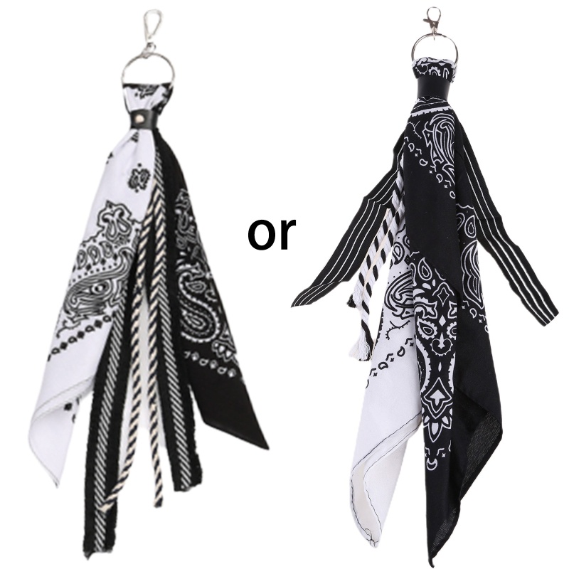 Mary Paisley Ví Bandana Kerchief Dây Xích Móc Khóa Xe Đạp Quần Jean