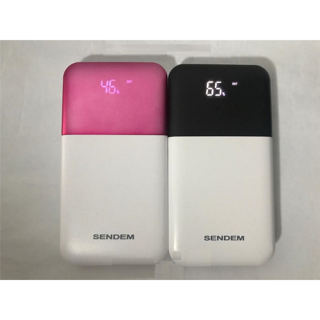 PIN SẠC DỰ PHÒNG 15600 mAh SENDEM Chính hãng Dung lượng cao cho iPhone iPad IP 6 7 8 plus x max 12 11 pro SAMSUNG OPPO