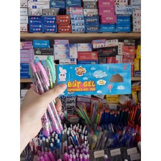 Bút gel lông kim tím xóa được