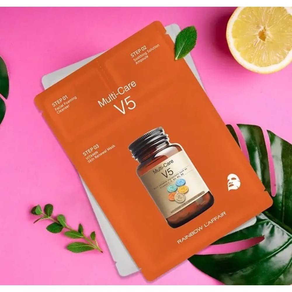 Mặt Nạ Dưỡng Da Rainbow L'Affair Multi-Care V5 Vitamin Skin Renewal 30ml