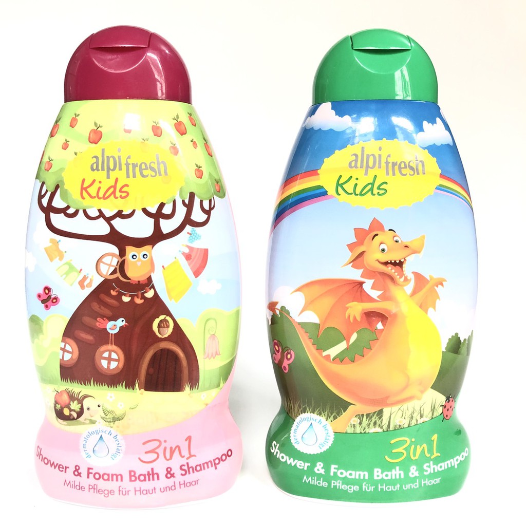 Sữa Tắm Gội Trẻ Em  Alpi Fresh kids 3in1[ HÀNG NỘI ĐỊA ĐỨC]