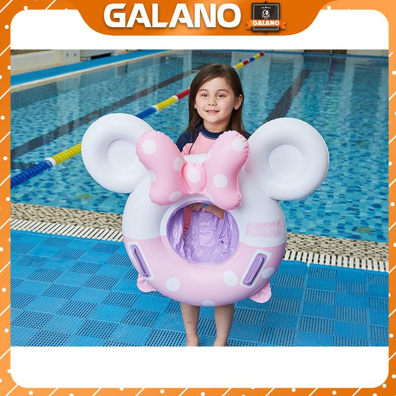 Phao Bơi Cho Bé GALANO Phao Bơi Trẻ Em Xỏ Chân Chống Lật An Toàn Bơi Lội Họa Tiết Mickey SS-001188