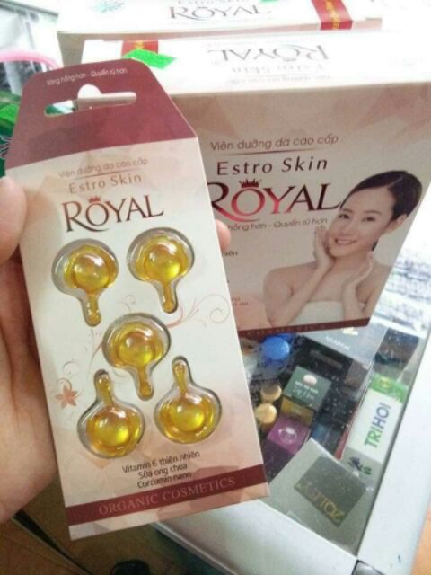 Viên bôi dưỡng da collagen cao cấp ESTRO SKIN ROYAL