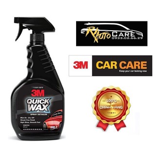 Dung dịch tăng độ bóng sơn 3m quick wax 473ml 39034