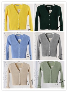 Áo len cardigan