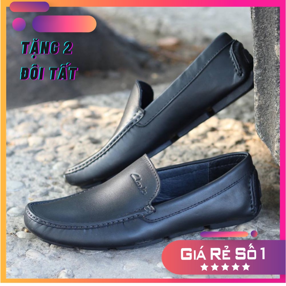 Giày lười nam da bò cao cấp, nhập Thái Lan Full hộp, bảo hành 2 Năm, mã SP CL01, Thai Fashion Store