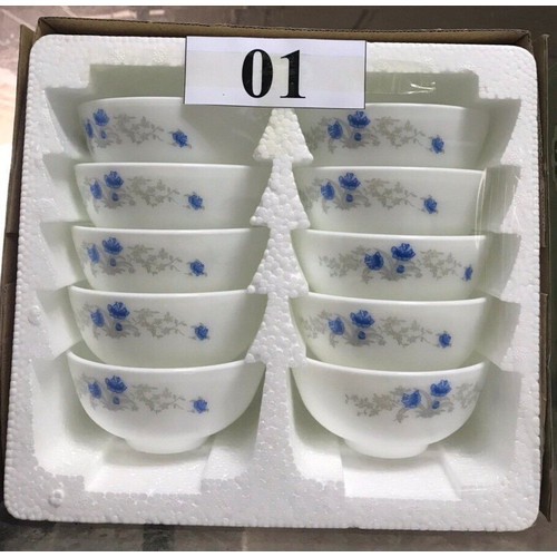 ( Chọn Mẫu ) COMBO 10 CHÉN SỨ HOA VĂN CAO CẤP - CHÉN SỨ MEN SIÊU ĐẸP