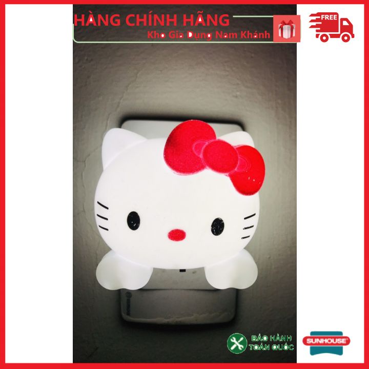 Đèn Ngủ Hình M,èo Hello Kitty Xinh Xắn Tiết Kiệm
