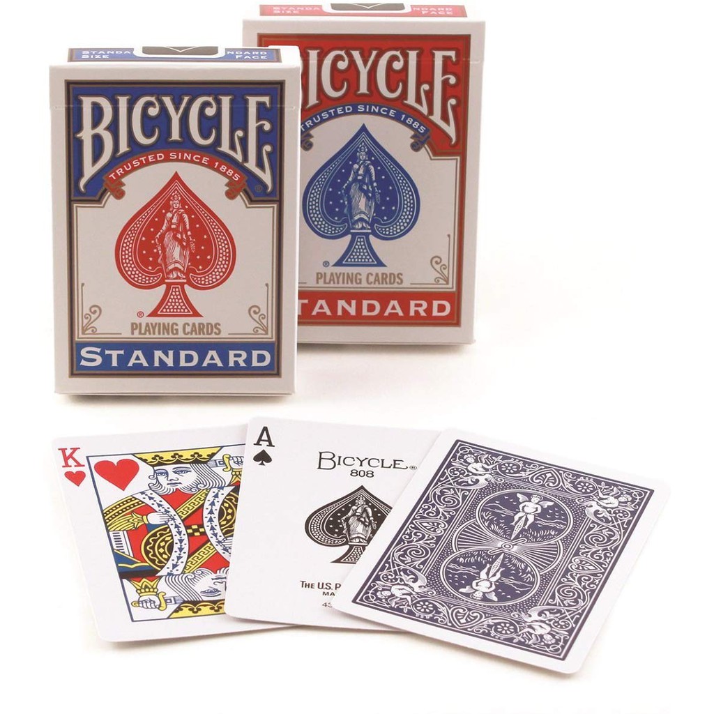 Bài Ảo Thuật Bicycle Rider - Bicycle Standard Playing Cards dùng chơi bài làm ảo thuật bài - hàng chính hãng [Hàng Mỹ]