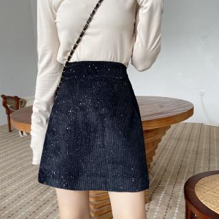 XJ-Chân váy ngắn lưng cao thời trang Hàn Quốc dành cho bạn nữ